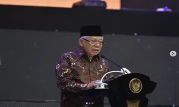 Wapres Ma'ruf Amin Bertemu Presiden Singapura Bahas 2 Hal