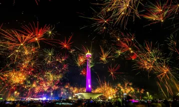 500,000 People Visit Monas during New Year's Eve