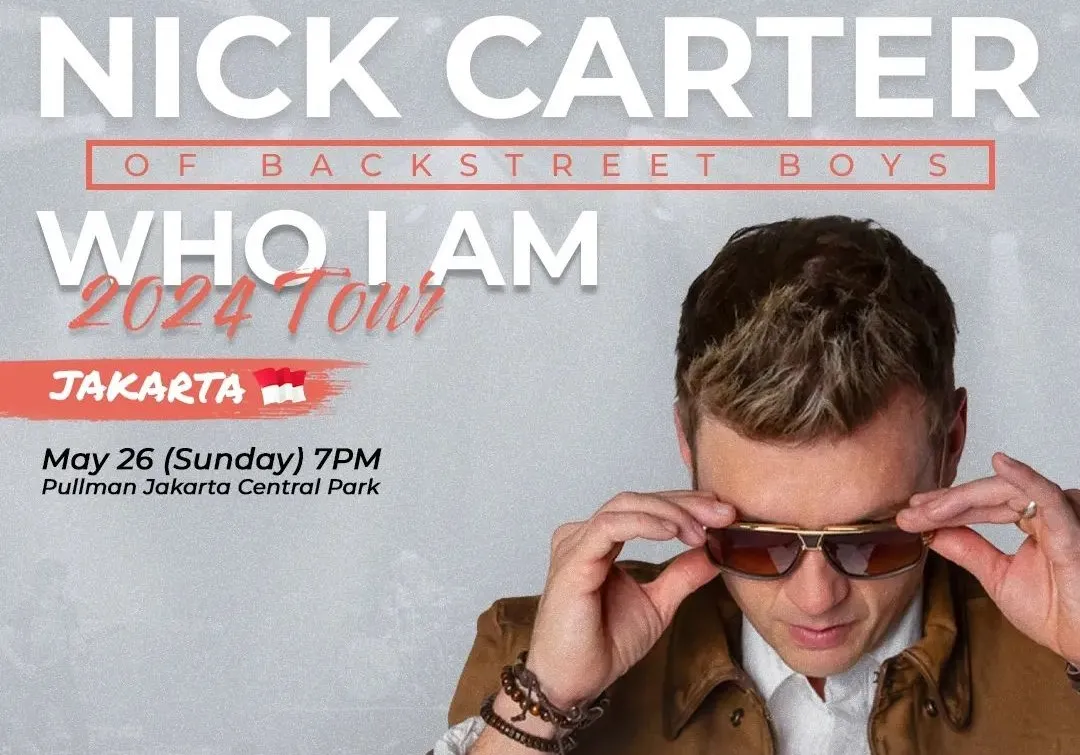 Backstreet Boys Nick Carter to Greet Fans in Jakarta on May 26 2024