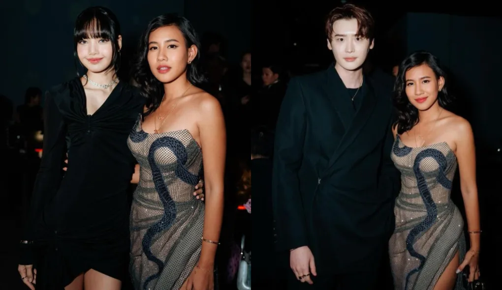 Shenina Cinnamon Foto Bareng Lisa BLACKPINK hingga Lee Jong Suk di Event Bvlgari Seoul