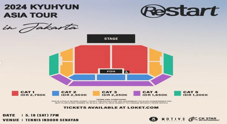 Konser Solo Kyuhyun Super Junior “Restart” Digelar di Jakarta Pada 18 Mei, Ini Harga Tiketnya!