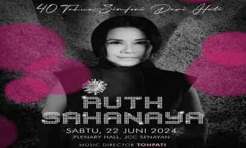 Ruth Sahanaya Gelar Konser Tandai 40 Tahun Berkarya, Ini Harga Tiketnya!