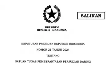 President Joko Widodo Establishes Online Gambling Eradication Task Force