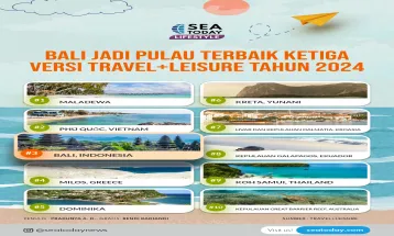 Bali Jadi Pulau Terbaik Ketiga versi Travel Leisure tahun 2024