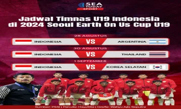 Jadwal Timnas U19 Indonesia di 2024 Seoul Earth On Us Cup U19