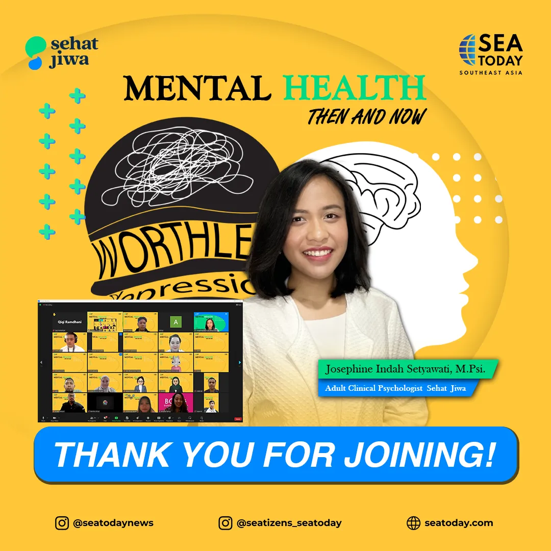 SEA Today x Sehat Jiwa Gelar Webinar Edukatif soal Kesehatan Mental