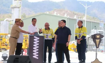 President Jokowi Inaugurates PT Amman Mineral Nusa Tenggara (AMNT) Copper Smelter