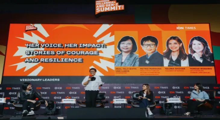 Penutupan Indonesia Millennial and Gen-Z Summit 2024: Dari Kreator hingga Pemimpin Perempuan