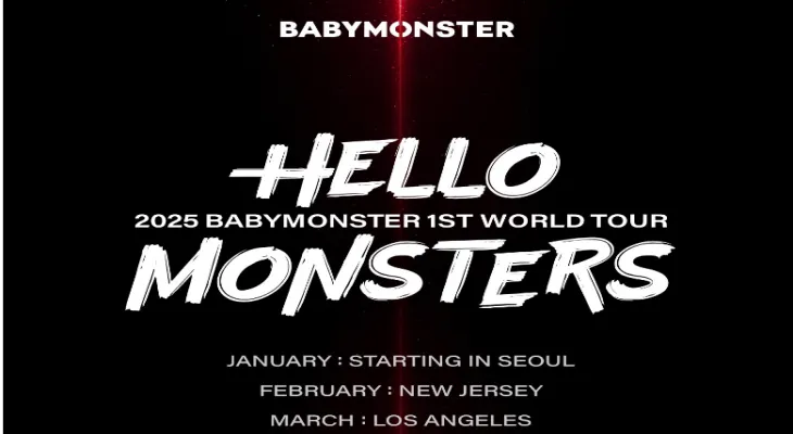 BABYMONSTER Umumkan Tur Dunia Perdana, HELLO MONSTERS Mulai Januari 2025