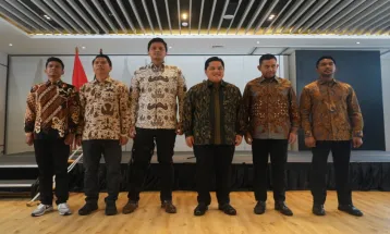 Erick Thohir Lantik Pengurus Baru Federasi Futsal Indonesia dan Asosiasi Sepak Bola Pantai