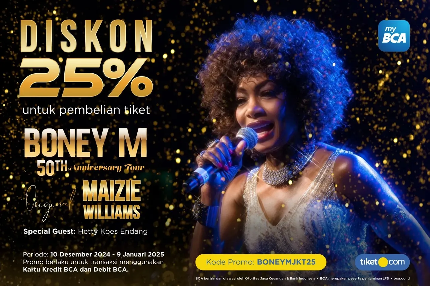 Boney M 50th Anniversary Tour Siap Digelar di Jakarta, Dimeriahkan Hetty Koes Endang