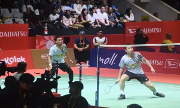 Laga Penuh Haru, The Daddies Akhiri Perjalanan Bulu Tangkis di Indonesia Masters 2025